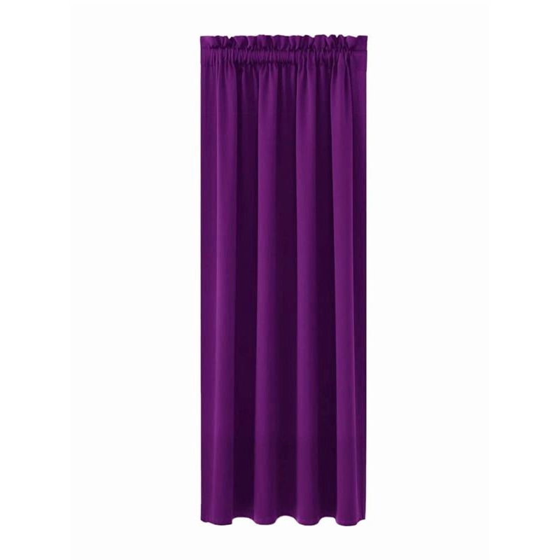 Blackout Curtains Rod Pocket Room Darkening Window Drapes - Various Colors, 1 Panel 37.8x44.9 Inch