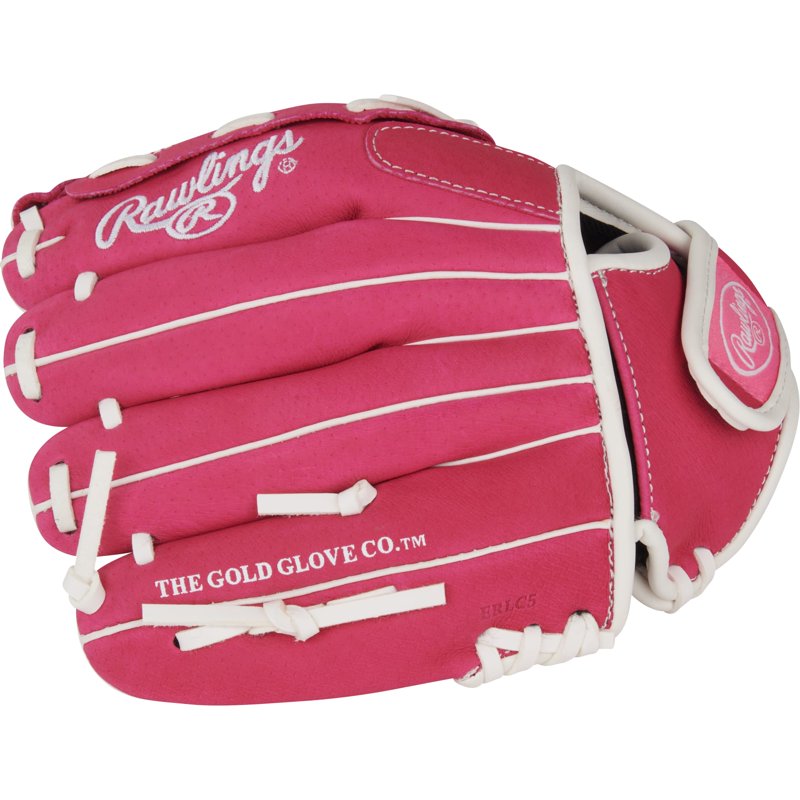Youth Softball Glove 10-Inch Basket Web for Beginners - All-Leather