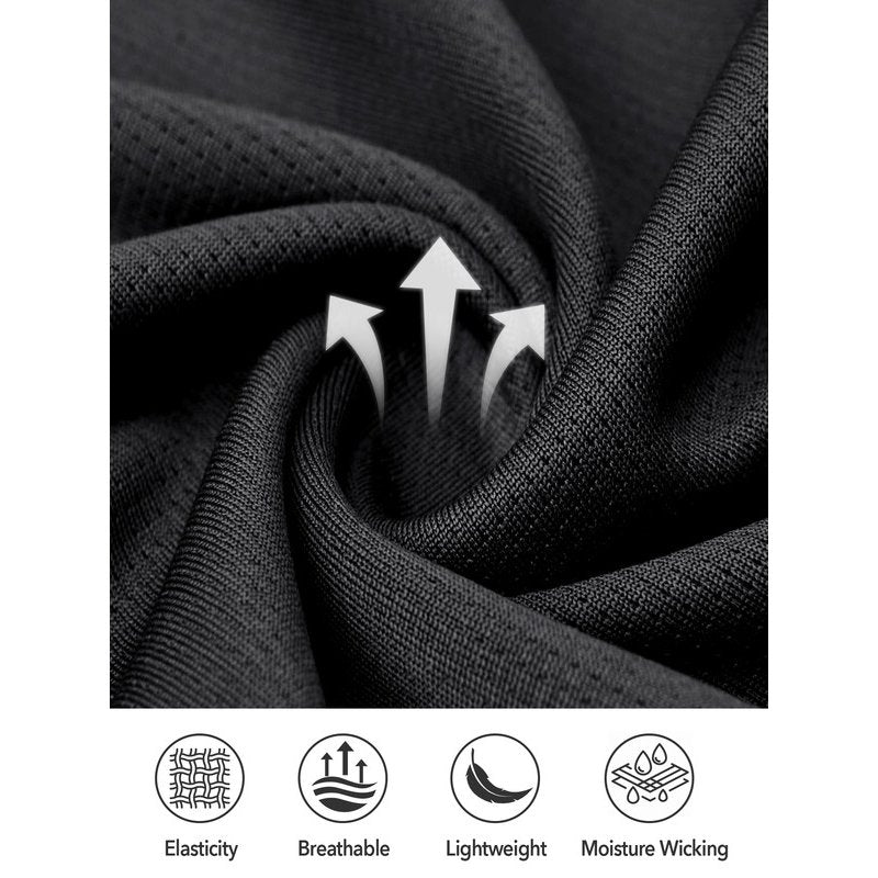 Men's 10-Inch Mesh Basketball Shorts with Zipper Pockets - Lightweight Quick Dry Athletic Wear