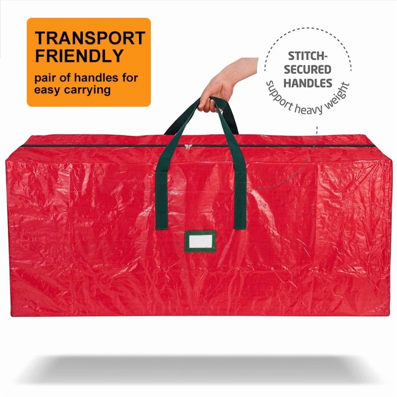 7.5 Ft Christmas Tree Storage Bag - Heavy Duty Water-Resistant Extra Large Organizer with Reinforced Handles