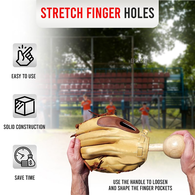 Baseball Glove Conditioning Kit with Mallet and Wrap Set