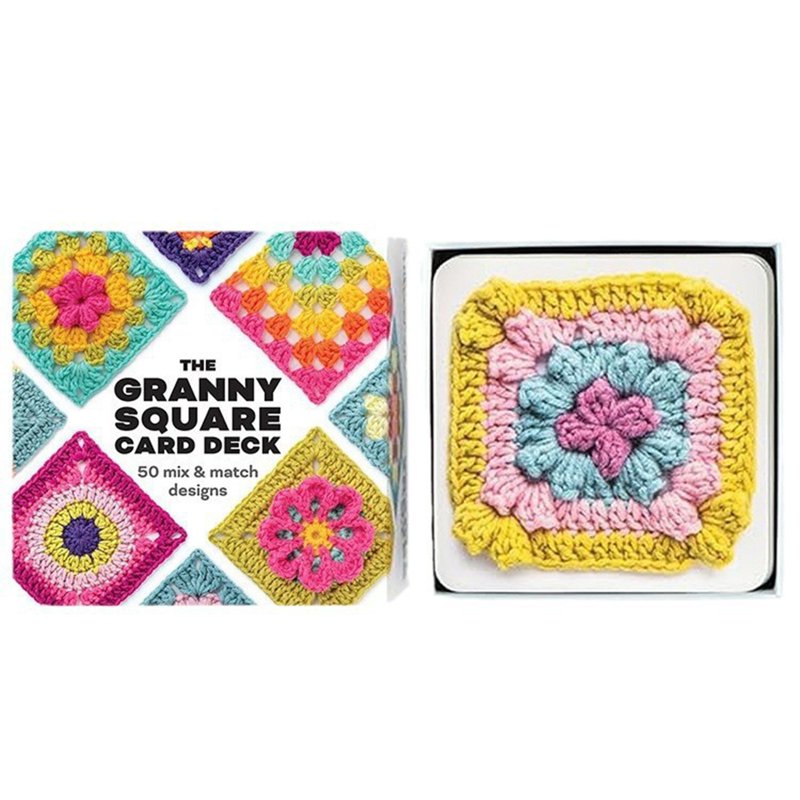 Crochet Pattern Deck 50pcs for Granny Squares & Craft Planning
