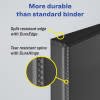 Durable Vinyl View Binder with Slant Rings - 1 Inch Capacity, Multiple Pack Sizes