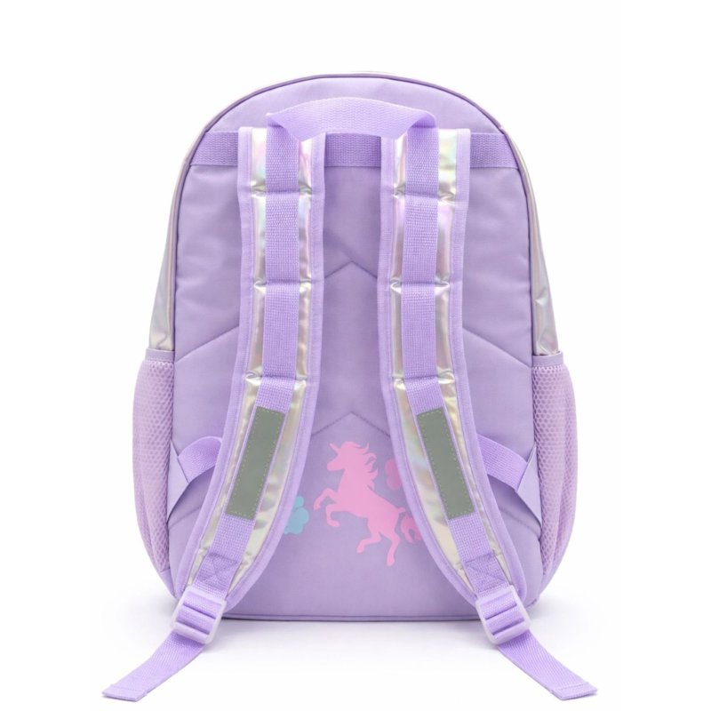 Unicorn Backpack and Lunch Box Set for Kids - 17-Inch School Bag with Insulated Lunchbox