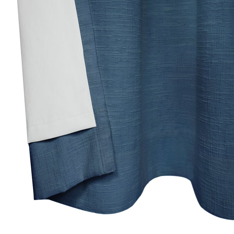 Blackout Chenille Curtain Panel - Textured Solid Window Treatment, 50x108 in