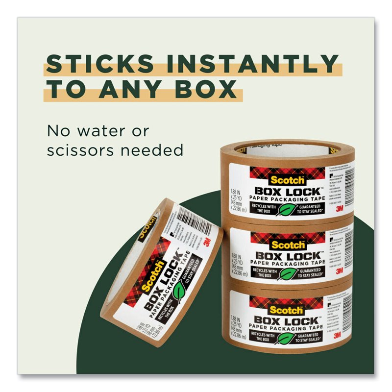 Box Lock Paper Packaging Tape 3