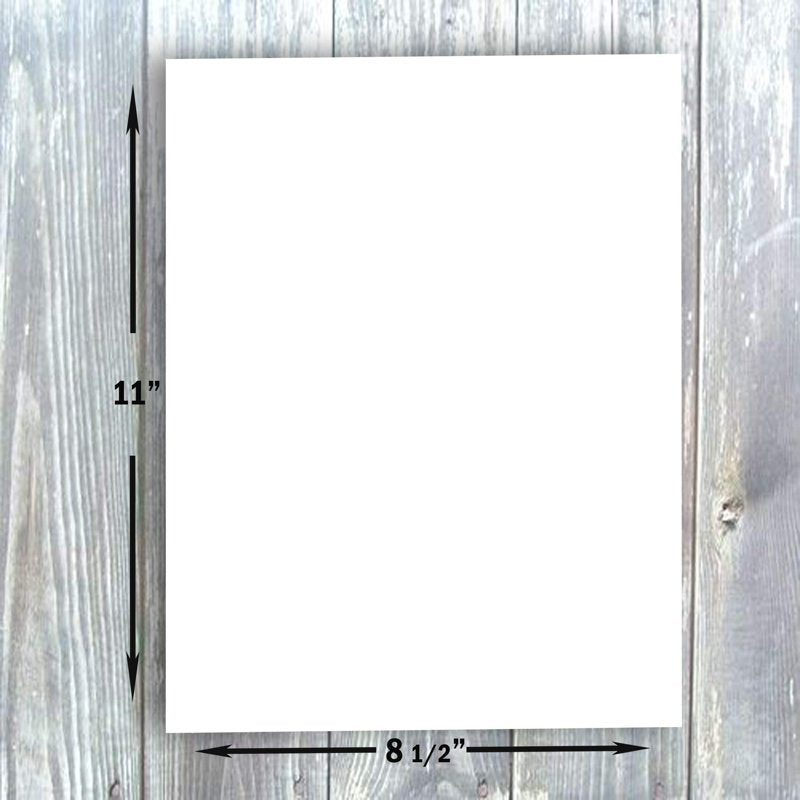 Cream Colored Cardstock Paper 8.5x11 Heavyweight 50 Sheets - Thick Art & Craft Paper for Printing & DIY Projects
