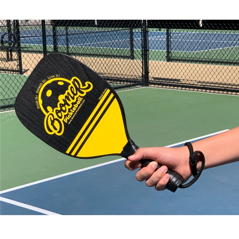 Boomer Wood-Series Pickleball Paddle - Dink Yellow (Variation of THIS listing)