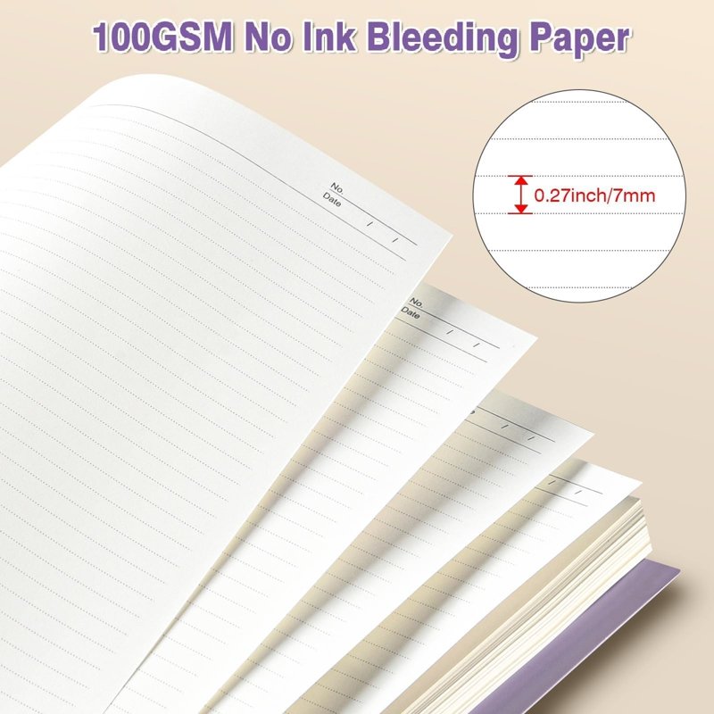 5-Subject Spiral Notebook with Dividers - A4, 300 Pages, Thick 100GSM Paper