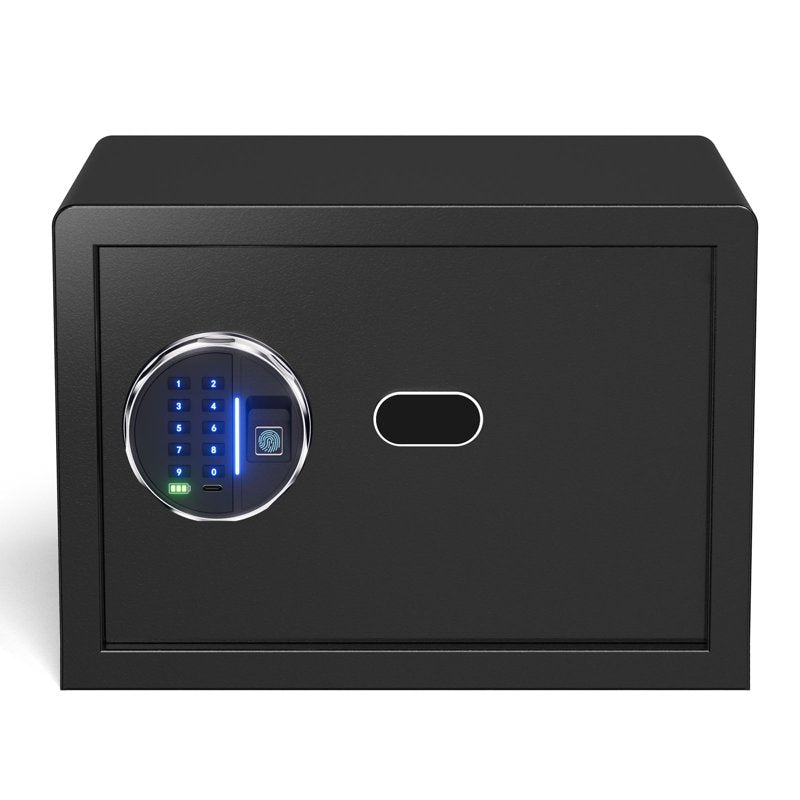 Biometric Safe Box with Fingerprint Lock and Silent Mode, 0.80 cu. ft.