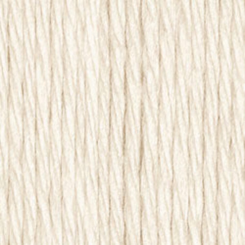 Cotton Yarn for Knitting and Crocheting - White Solid, 2.5 oz