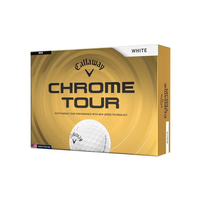 (2 Pack) Callaway 2026 Chrome Tour Golf Balls - White, 12pk - Variation: 2026 White 2 Pack