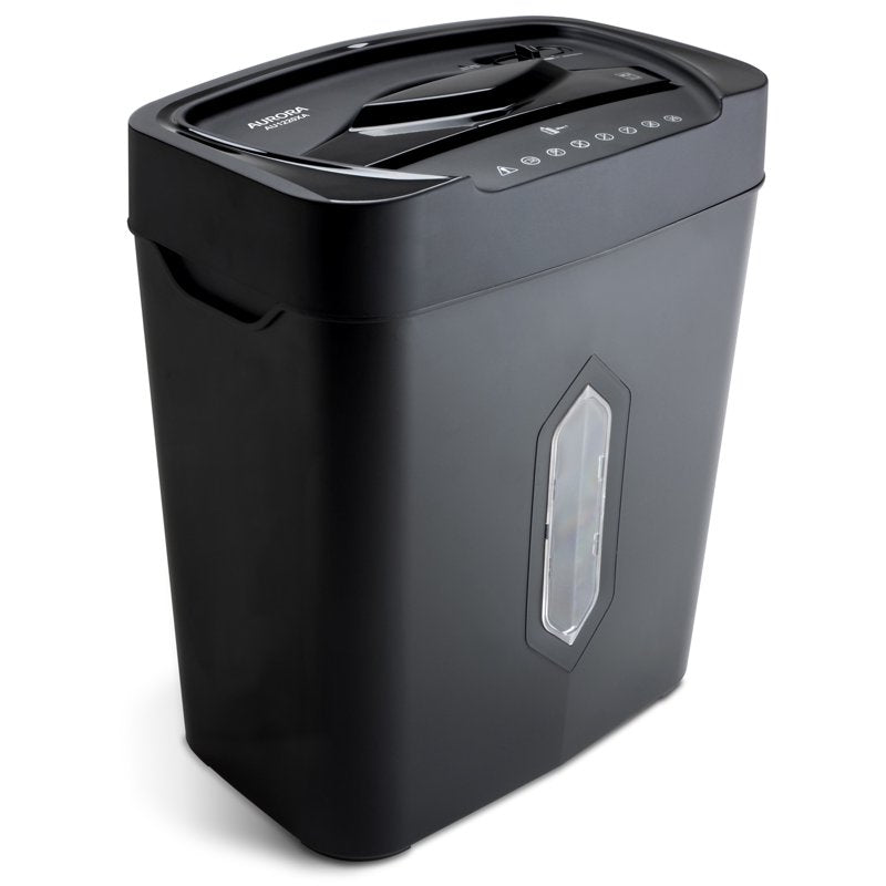 Crosscut Paper and Credit Card Shredder with 12-Sheet Capacity, 5.2-Gallon Bin