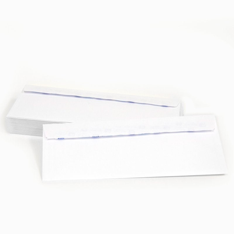 Self Seal White Envelopes 4 1/8 x 9 1/2 Inch #10 Mailing Envelopes, Pack of 50