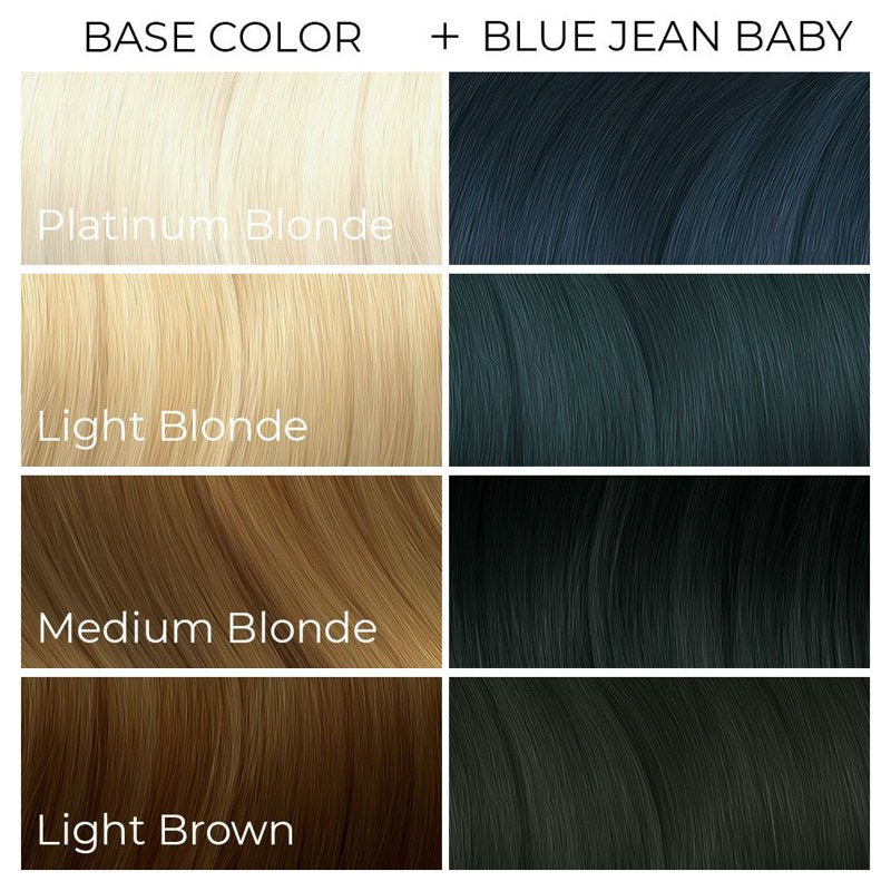 Vegan Semi-Permanent Hair Dye - Long-Lasting Blue Jeans Color - Arctic Fox