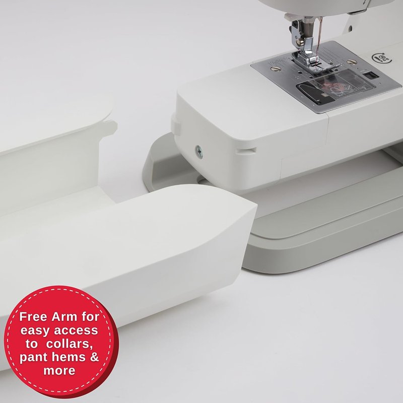 Computerized Sewing Machine with 417 Stitch Options, LCD Screen, Extension Table