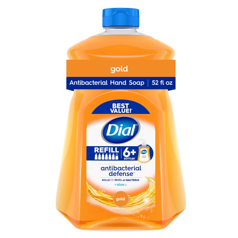 Bulk Hand Soap Refill Pack - Antibacterial Liquid Hand Soap, 52 fl oz