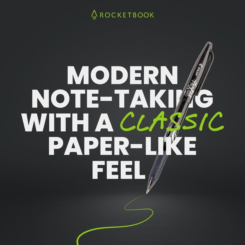 Reusable Smart Notebook for Digital Note-Taking, Letter Size, Gray