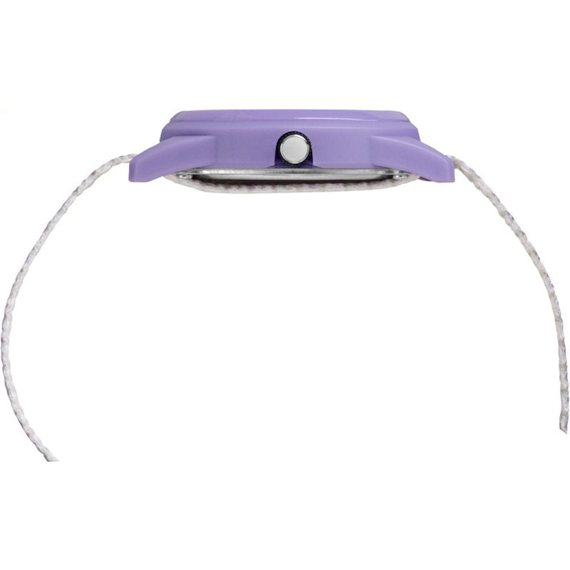 Kids' Analog Resin Watch with Sport Elastic Strap - Water-Resistant Purple