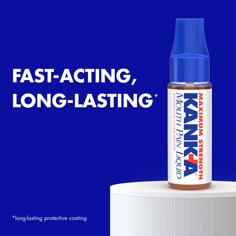 Oral Pain Relief Liquid with Benzocaine - Multipack Available