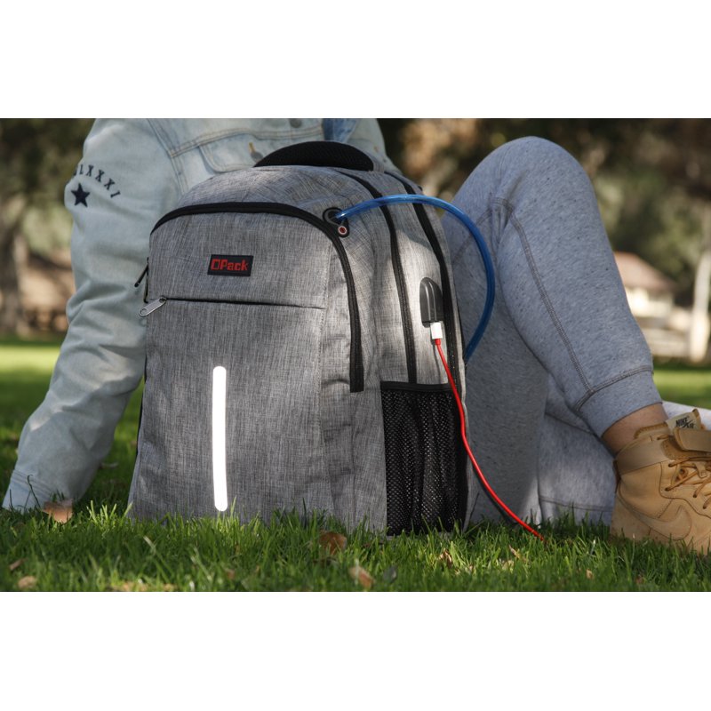 RFID Blocking Backpack with Anti-Theft Security and USB Charging