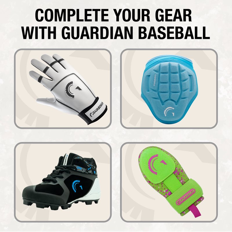 Youth Baseball Backpack with External Helmet Holder and Bat Sleeves - Durable Softball Bag for Kids
