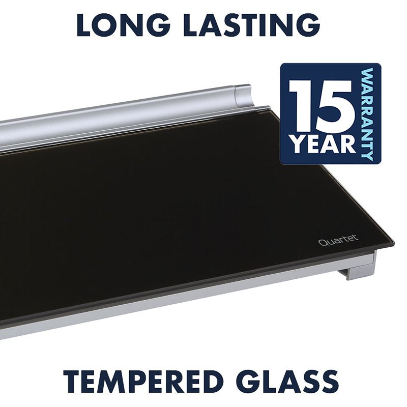 Dry Erase Desktop Pad - Glass Surface, Clutter-Free Workspace, Multiple Colors
