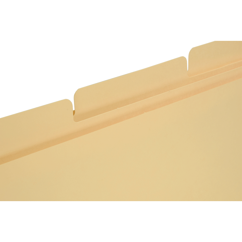 11x17 Manila File Folders - 60 Pack with 1/3 Tab Cut, Durable Cardstock