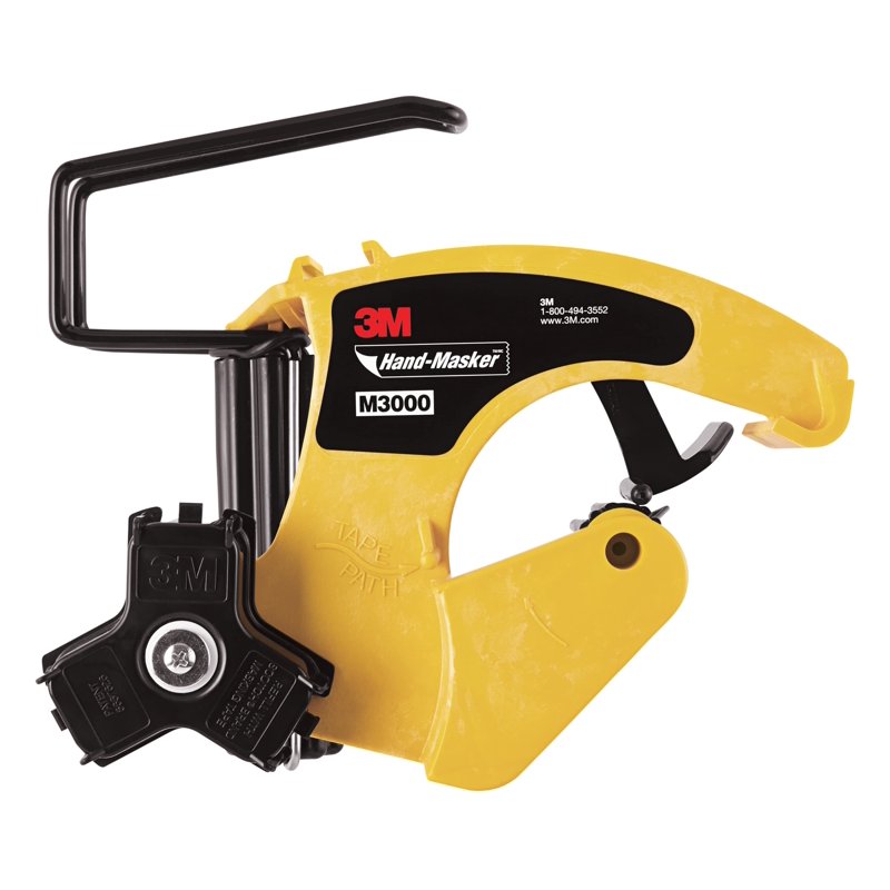 3M Hand Masker Film and Painter's Tape Dispenser M3000 - Fast Masking Tool