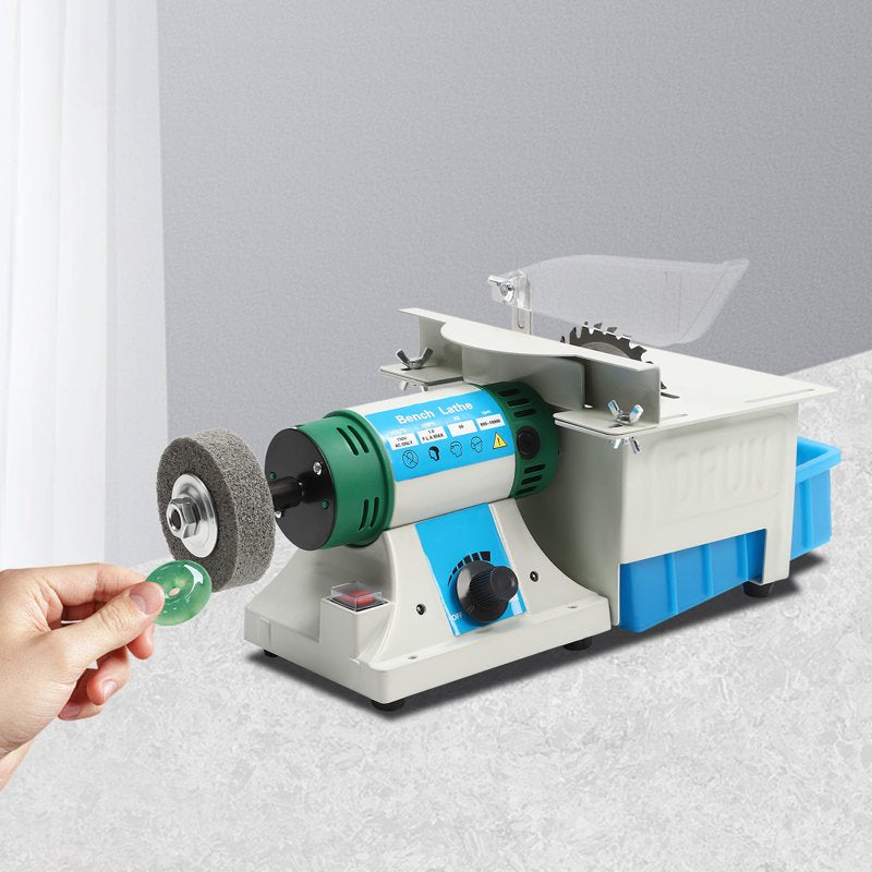 Jewelry & Gemstone Grinder Polisher Machine 750W Bench Sander with Accessories