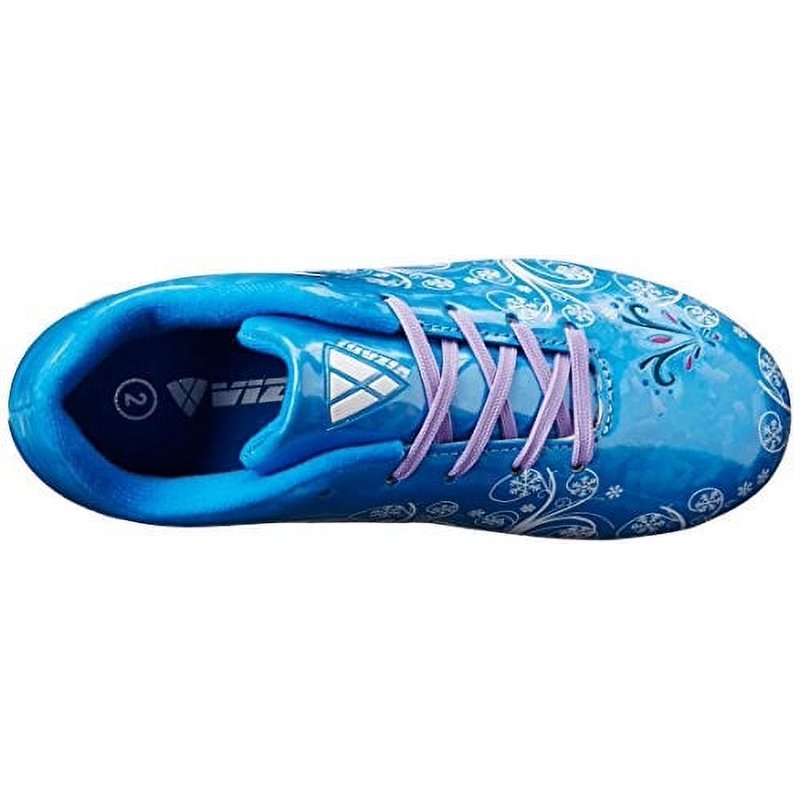 Vizari Frost Kids Soccer Cleats - 13.5 Blue Purple, Firm Ground Youth Shoes