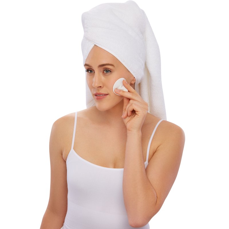 Exfoliating Cotton Rounds 80 Count - Gentle Dual-Textured Facial Cleansing Pads
