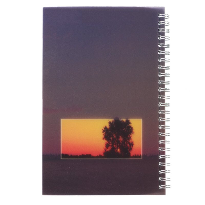 Sermon Notes Wirebound Notebook with Tree Design - Christian Reflection Journal