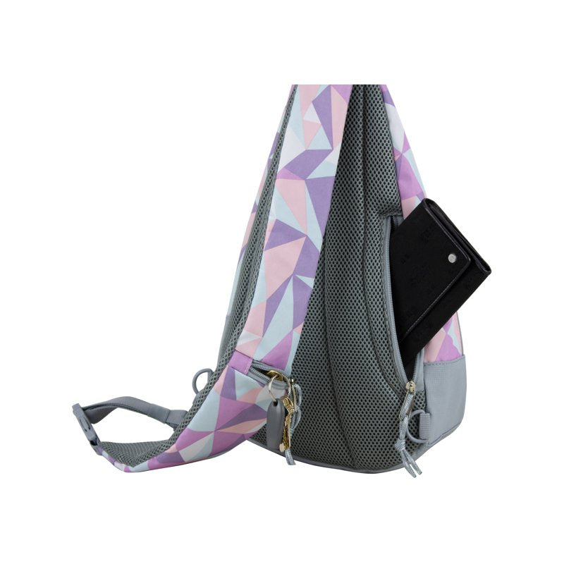 Ergonomic Sling Backpack with Multiple Compartments and Adjustable Strap
