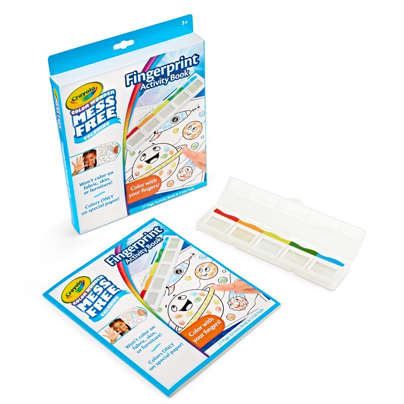 Mess-Free Coloring Activity Book for Toddlers - 27 Pages, Travel Art Supplies