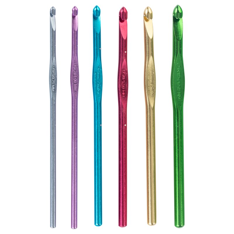 Crochet Hook Set Aluminum Crochet Needles - Multiple Sizes & Pack Options
