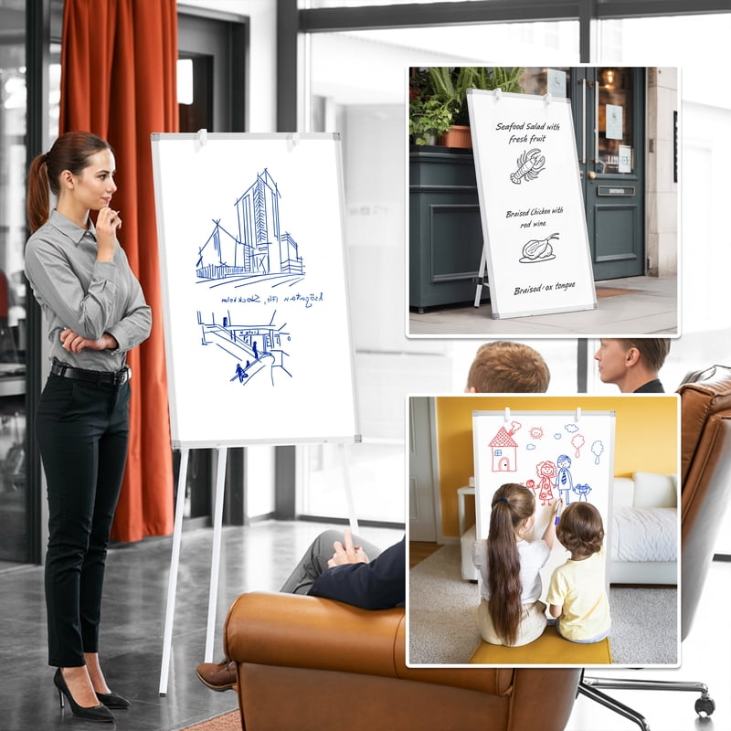 Portable Magnetic Whiteboard with Adjustable Tripod Stand for Home Office School