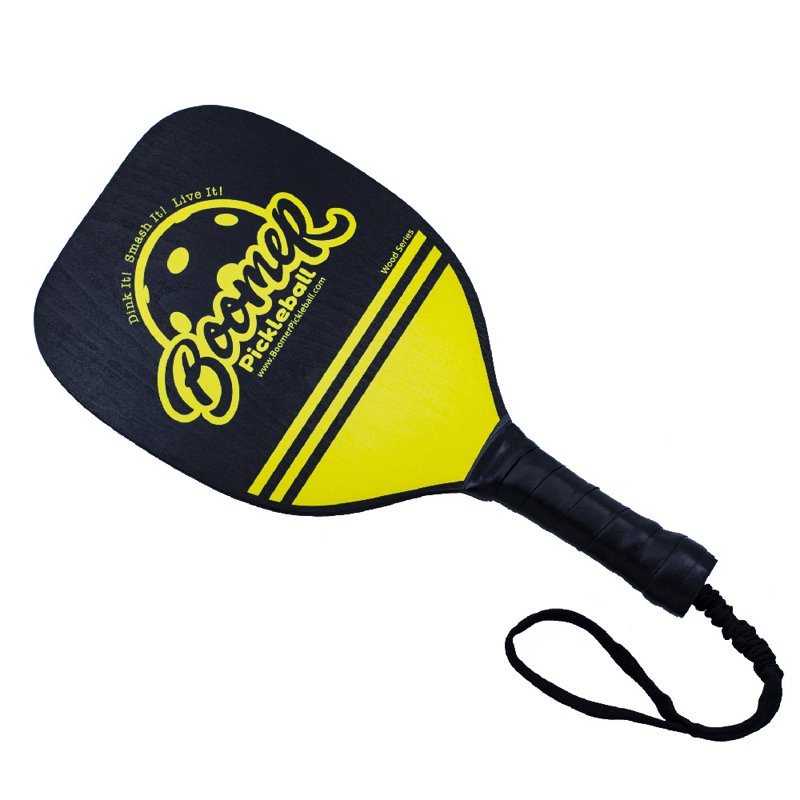 Boomer Wood-Series Pickleball Paddle - Dink Yellow (Variation of THIS listing)
