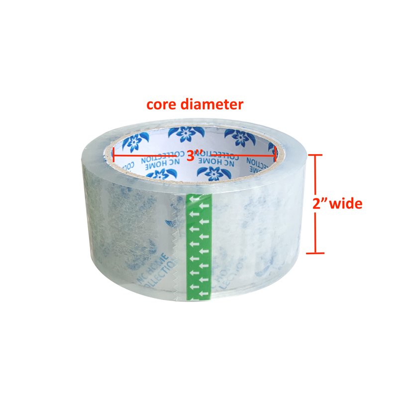 Industrial Clear Packing Tape Rolls - Heavy Duty Adhesive Sealing