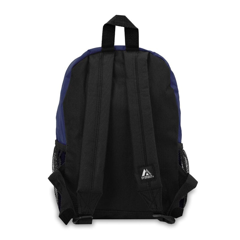 Everest Kids Backpack Navy Two-Tone Zippered Front Pocket
