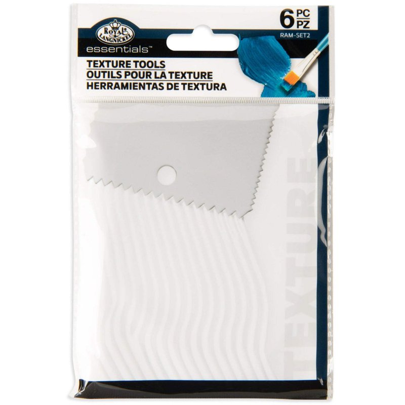 Artist Sculpting Texture Tool Set - 6 Pieces for Creative Artwork