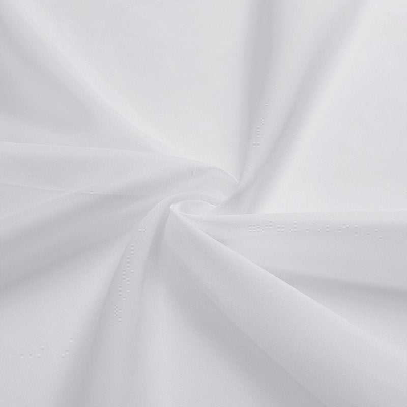 42x78 White Sheer Curtains 2 Panels - Light Filtering Voile Window Treatment