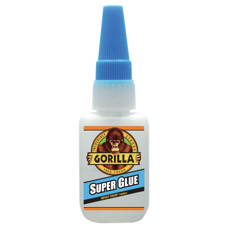 Gorilla Clear Super Glue 15g Impact-Tough Fast-Setting Adhesive