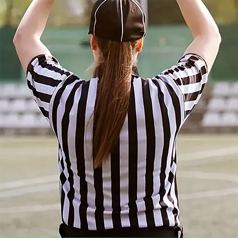 Men's Summer Referee T-Shirt - Short Sleeve Football Official Shirt