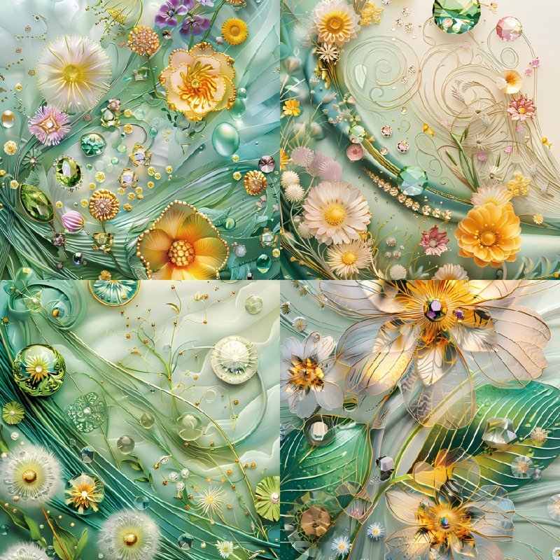 Floral Pattern Scrapbook Paper Pack - 48 Sheets 6x6 Inch DIY Craft Supplies