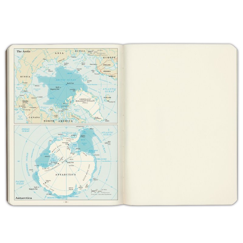 Undated Leather Daily Planner 8x5.5 Inch - Multiple Colors