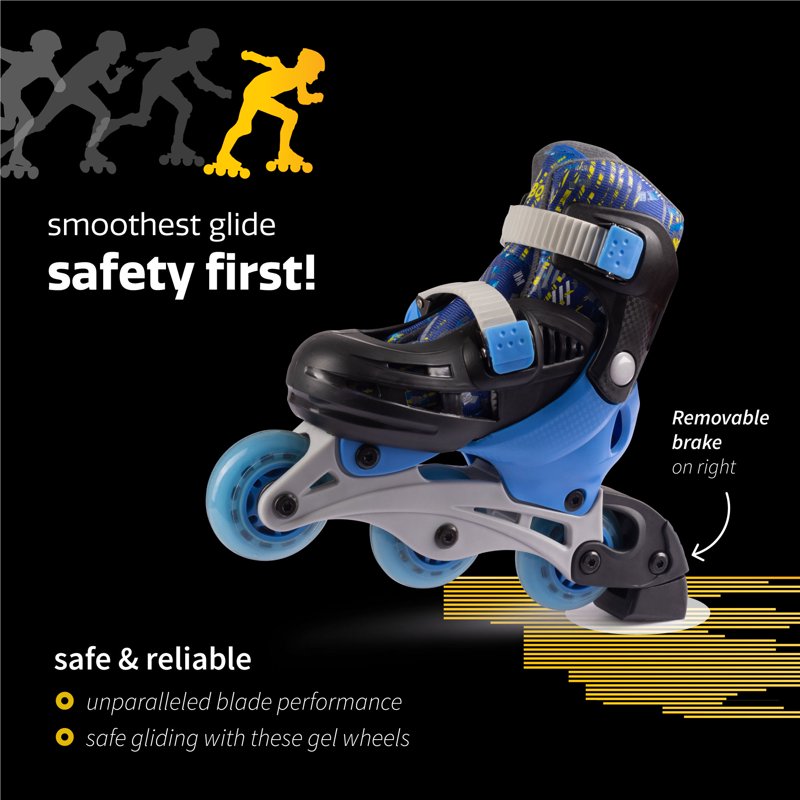 Adjustable Toddler Inline Skates for Kids - Durable & Comfortable Roller Blades