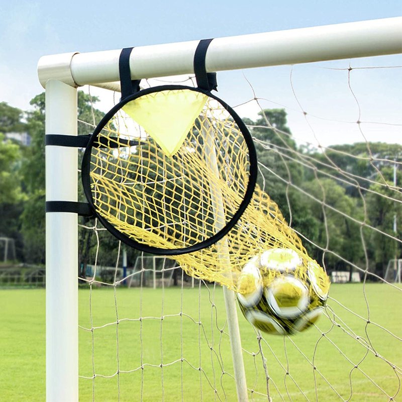 Soccer Top Bins Target Net for Goal Shooting Accuracy Training