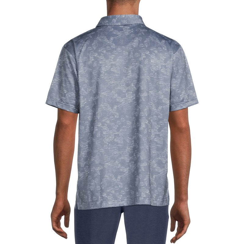 Ben Hogan Camouflage Golf Polo Shirt for Men – Short Sleeve, S-5XL, Gray XL Variation