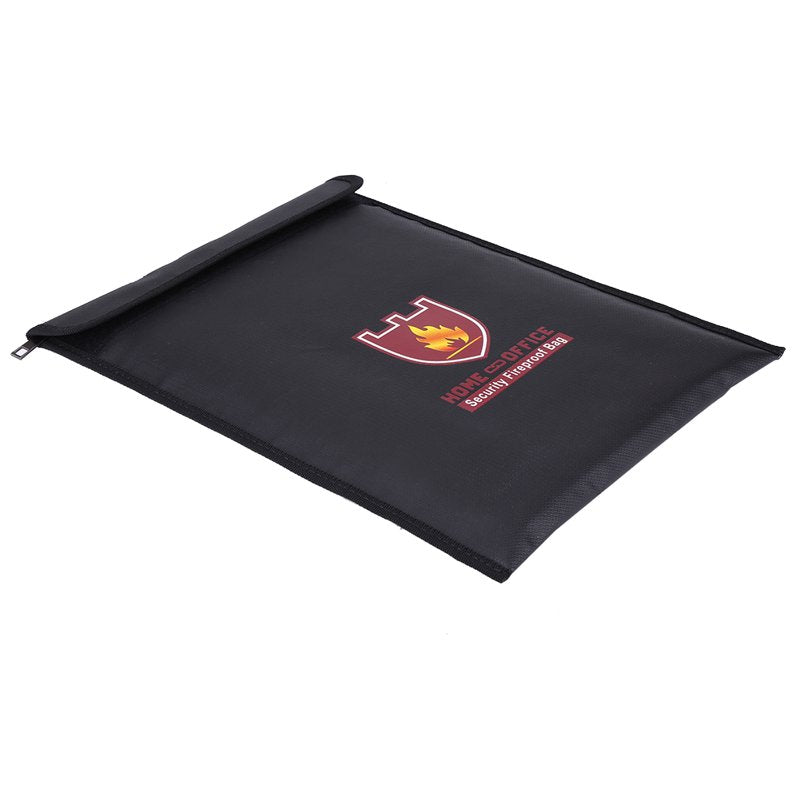 Fireproof Document Bag Waterproof Safe Pouch for Valuables 14x11 Inches